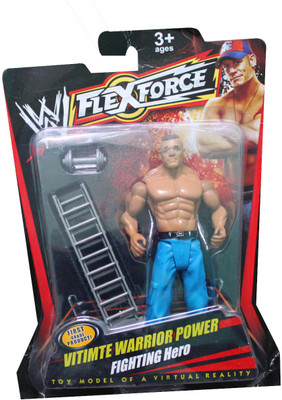 

9 Perfect WWE Flex Force John Cena Figure 5 Inch With Accessories(Blue)