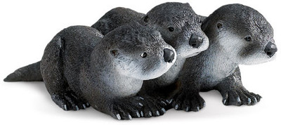 

Safari Ltd North American River Otter Babies(Black)