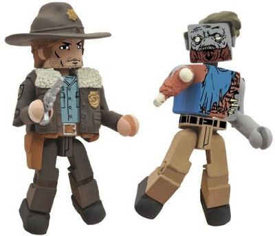 

Diamond Select S Walking Dead Minimates Series 1 Rick And Roamer(Multicolor)