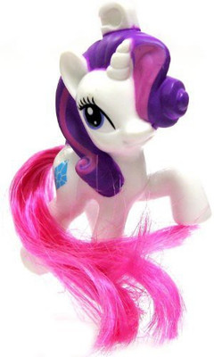 

Hasbro Friendship is Magic 3 Inch Happy Meal ClipOn Toy Rarity(Multicolor)