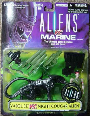 

Kenner, 1996 Aliens Kenner Vasquez Vs Night Cougar Alien(Multicolor)