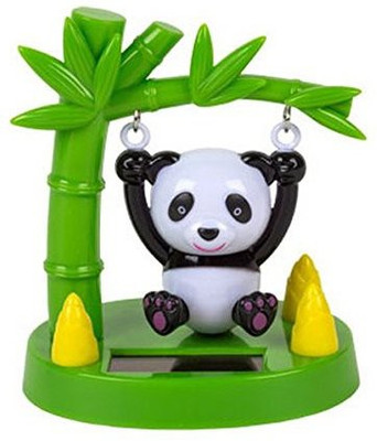 

Greenbriar Solar Swinging Monkey And Panda Set Novelty Collectible(Multicolor)