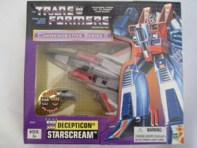 

Transformers G1 Commemorative Series Ii Starscream Reissue(Multicolor)
