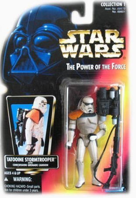 

Star Wars Power Of The Force Red Card Tatooine Stormtrooper(Multicolor)