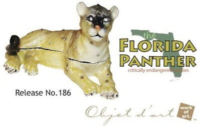 

Objet d' Art Objet D'Art Release 186 "Florida Panther" Critically(Multicolor)