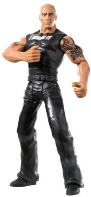 

WWE FlexForce Hook Throwin The Rock Action Figure(Black)