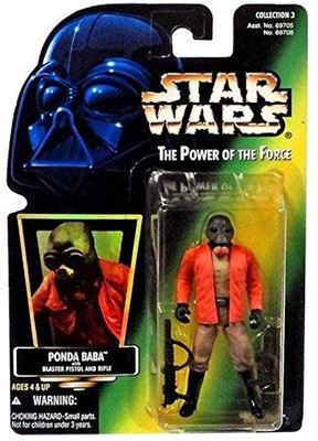 

Star Wars Power Of The Force Green Card Ponda Boba(Multicolor)