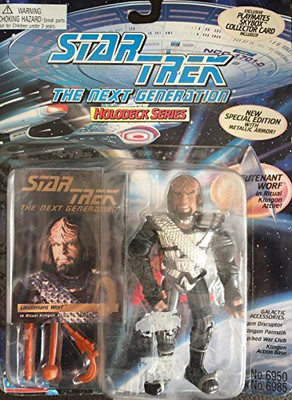 

Playmates Toys Star Trek Next Generation Lieutenant Worf (Ritual Klingon(Multicolor)