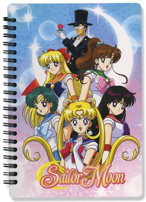 

Sailor Moon Girls Group Notebook(Multicolor)