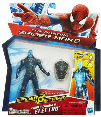 

Spiderman Marvel Amazing 2 Spider Strike Power Charged Electro(Multicolor)