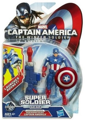 

Funskool Captain America Super Soldier Gear Shockwave Blast Action Figure(Red, Blue)