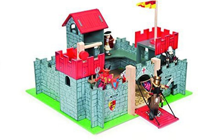 

Le Toy Van Wooden Red Camelot Castle(Multicolor)