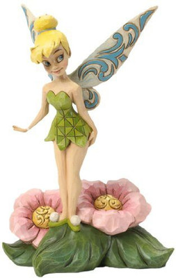 

Jim Shore for Enesco Disney Traditions Tinker Bell Standing On Flower(Multicolor)