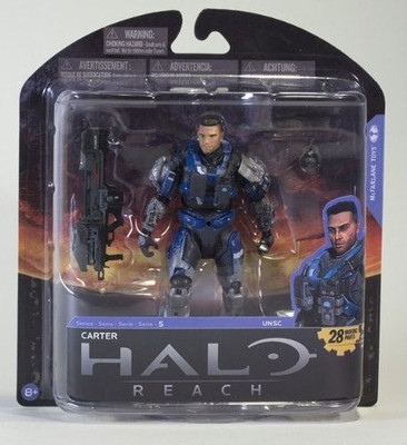 

Halo Reach Series 5 6 Inch Scale Carter - Unhelmeted With Spartan Laser & Frag Grenade Action Figure(Multicolor)