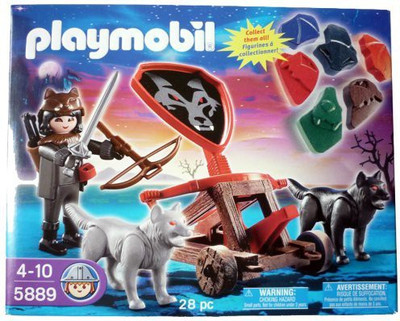

Playmobil 5889 Knights Playset Wolf Knight And Catapult(Multicolor)