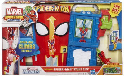 

Spiderman Playskool Heroes Marvel Adventures Electronic Stunt City(Multicolor)