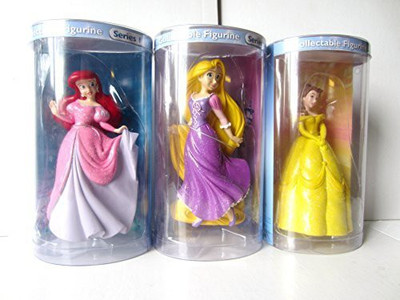 Disney Princesses Arielbelle And Rapunzel 5" Figurines Series 1(Multicolor)