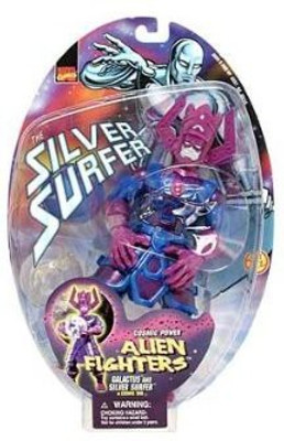 

Marvel Alien Fighters Galactus And Silver Surfer In Cosmic Orb(Multicolor)