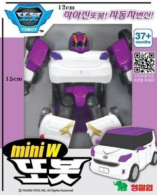

Prannoi Tobot W Mini Transformer Korean Animation Robot Character(Multicolor)