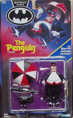 

Batman Returns " The Penguin " W/ Blastoff Umbrella Launcher Moc(Multicolor)