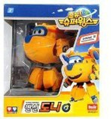

Super Wings Donnie - Auldey Super Wings Transforming planes series animation Ship from Korea(Multicolor)