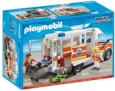 

PLAYMOBILA Ambulance with Siren Set(Multicolor)