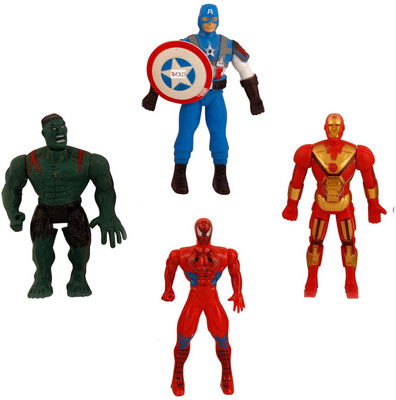 

RVOLD 4 in 1 avengers action figures1(Multicolor)