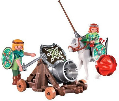 

Playmobil Green Knight With Movable Cannon(Multicolor)