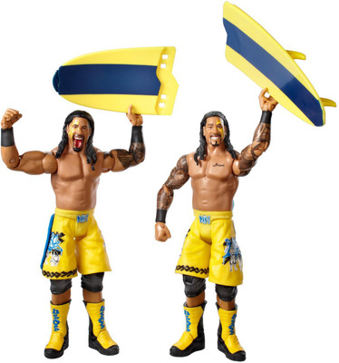 

WWE WWE Series #28 Jimmy Uso and Jey Uso Figure with Surfboard (2-Pack)(Multicolor)