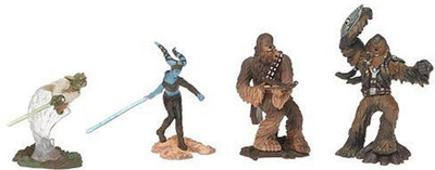 

Hasbro Star Wars Unleashed Battle 4 Pack Yoda(Multicolor)