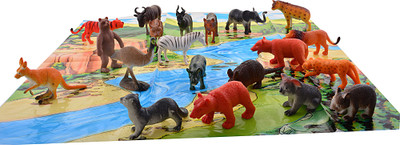 

Myra 20 pcs. Wild Animals Learning Figures Set(Multicolor)