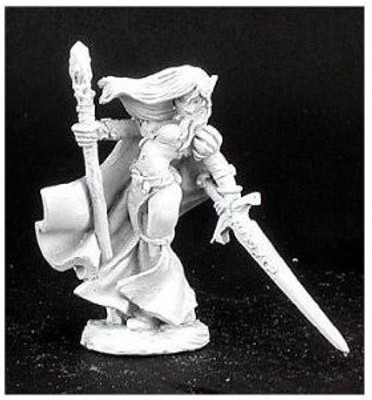 

Reaper Minatures Dark Heaven Elf Sorceress Rpr 02967(White)