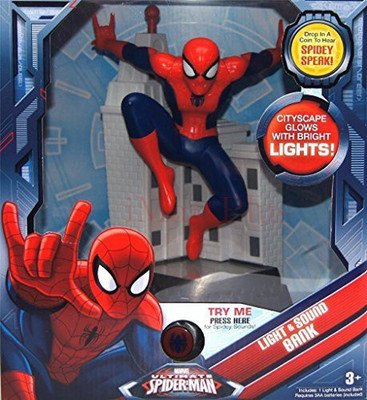 

Marvel Ultimate Spider Man Light And Sound Bank 3+ Pack Of 1(Multicolor)