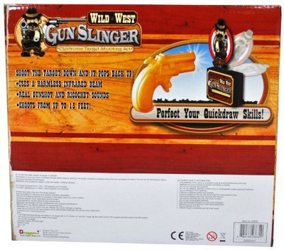 

Wild West Brand Quick Draw & Shoot Gun Slinger Target Set Infrared Beam(Multicolor)