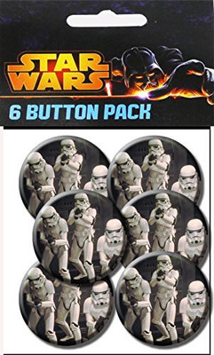 

C&D Visionary Star Wars Storm Troopers 125 Inch Button(6Piece)(Multicolor)
