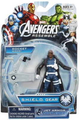 

Marvel Avengers Assemblejet Armor Nick Fury 375 Inches(Multicolor)