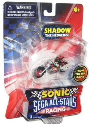 

Sonic The Hedgehog Sega AllStars Racing Vehicle with 1.5 Inch Figure Shadow(Multicolor)