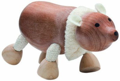

Anamalz Wild Anamalz Polar Bear Wooden Toy(Multicolor)
