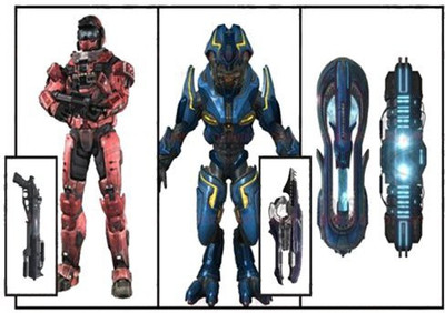 

McFarlane Toys Halo Reach Series 6 Invasion Deluxe Box Set(Multicolor)