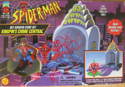 

Toybiz Spiderman Kingpin'S Crime Central Skyscraper Stunt Set(Multicolor)