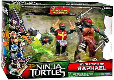 

Ninja Turtles Teenage Mutant Movie Setevolution Of Raphael(Multicolor)