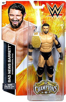 

Mattel Wwe Wrestling Champions Bad News Barrett(Black)