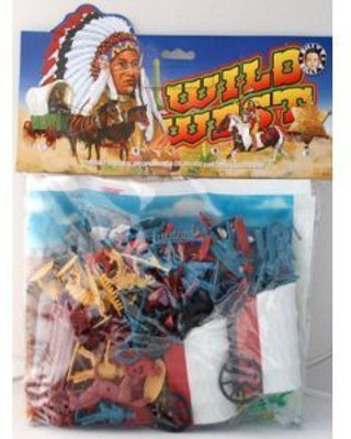 

Billy V Wild West Cowboys And Indians Playset 59 Piece Set Of 2(Multicolor)
