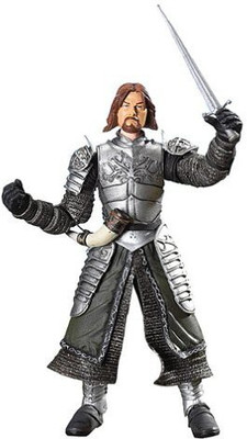 

Lord of the Rings Trilogy Two Towers Action Figure Series 3 Boromir Captain of Gondor in Gondorian Armor(Multicolor)