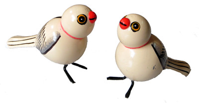 

NIHAR Wooden Love Birds(Multicolor)