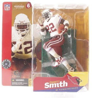

NFL Emmitt Smith Sportspicks Series 6 White Jersey Red Glove(Multicolor)