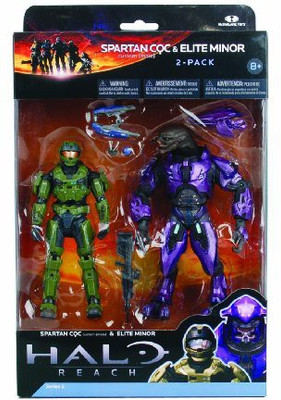 

McFarlane Toys Halo Reach Series 2 - Spartan vs Elite 2 Pack Sage/Sage and Violet/Violet(Multicolor)