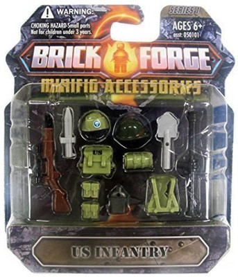 

Brickforge 'Us Infantry' Minifig Accessory Pack(Multicolor)