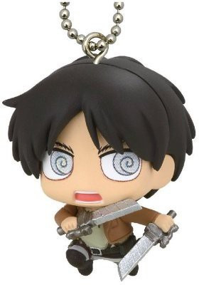 Animewild Takara Tomy Attack On Titan Chimi Chara Mascot Eren Yeager(Multicolor)