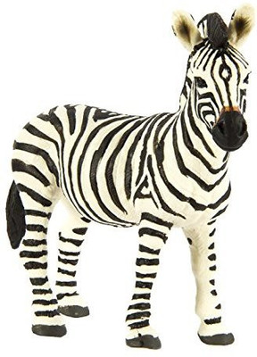 

Safari Ltd wild Zebra Realistic Hand Painted Figurine(Multicolor)